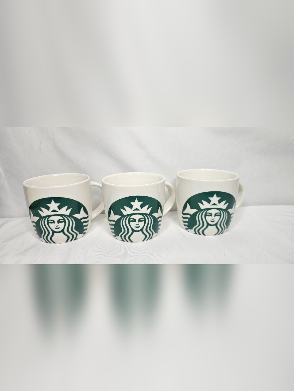 Starbucks 2017 Set of 3 Siren Mermaid Coffee Mugs